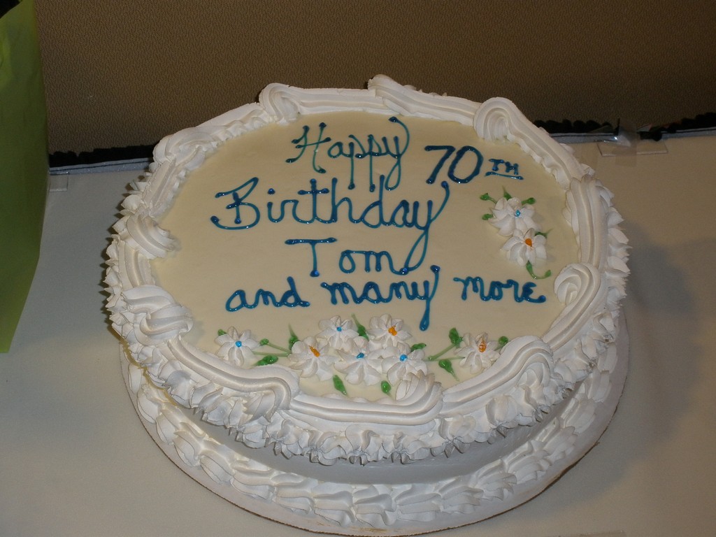 70th Anniversary Cake