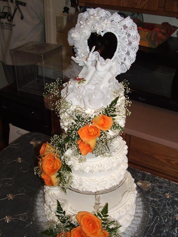 3 Tier Traditional Wedding Cake