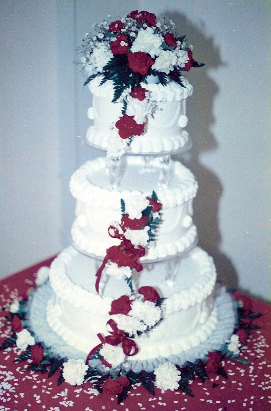 6 - 8 - 12 inch Wedding Cake