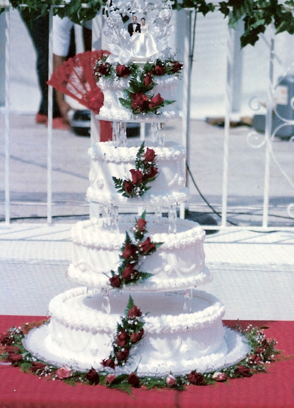 6 - 8 - 12 - 16 inch Wedding Cake