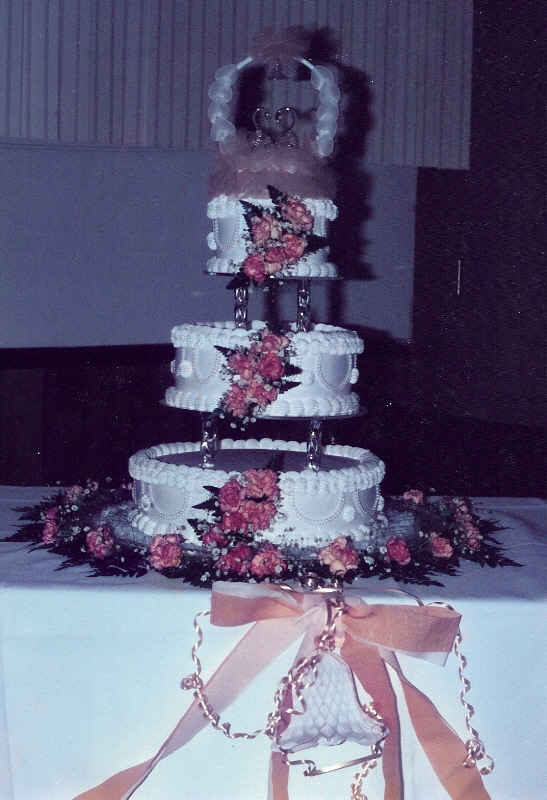8 - 12 - 16 inch Wedding Cake